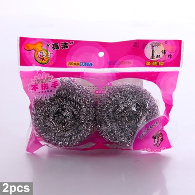 4 Pcs Stainless Steel Scourer Wire Dish Pot Kitchen Cleaning