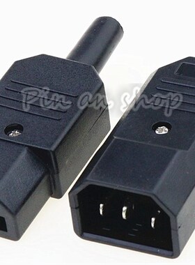 New Wholesale Price Black IEC 320 C13 Female Plug Rewirable