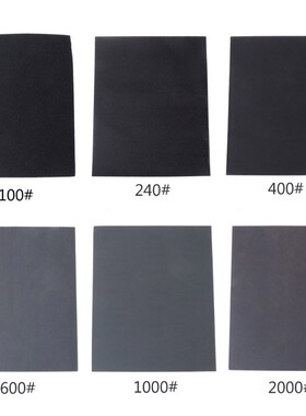 100/240/400/600/1000/2000 Grit Aluminium Oxide Wet & Dry Abr