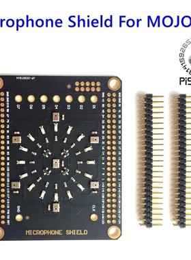 Redesign Microphone Shield  Mojo V3 FPGA Spartan6 XC6SLX Dem