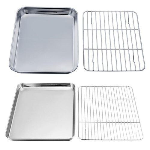 Oil Drain Oven Tray Cooling Rack Baking Cooker Cooking Stain