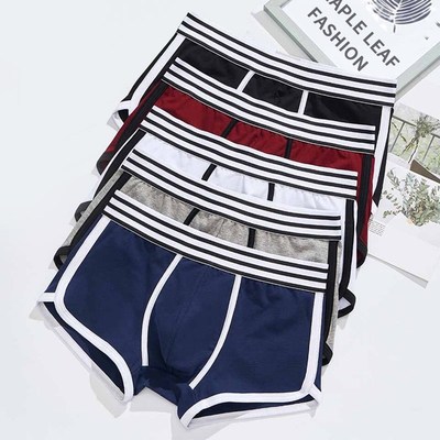 4pcs Men Underwear boxer cotton Cuecas Boxers Mens boxer sho