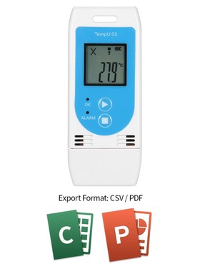 USB Temperature Humidity Data Logger Reusable RH TEMP Datalo