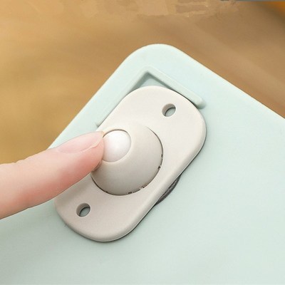 4pcs Adhesive Pulley Storage Box Casters Trash Box Self-Adhe