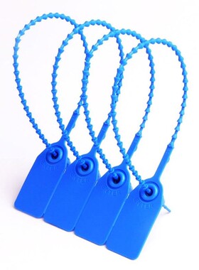 100Pcs Disposable Plastic Pull-Tite Security Seals Signage