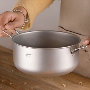 2.1L Titanium Salad Big Bowl Ultralight Pure Titanium Large