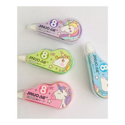 *4 pcs/pack nicorn Practical Correction Tape Promotional Gif