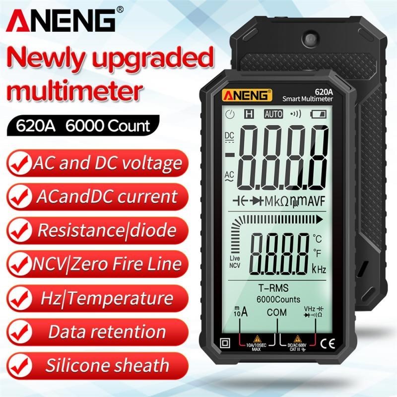 ANENG 620A Smart Digital Multimeter Digital Transistor图片