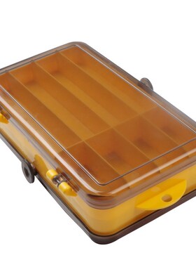 Portable Outdoor Fishing Tackle Box Waterproof Double-sided