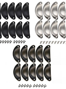 10Pcs Vintage Iron Drawer Handles Retro Cabinet Knobs Cupboa