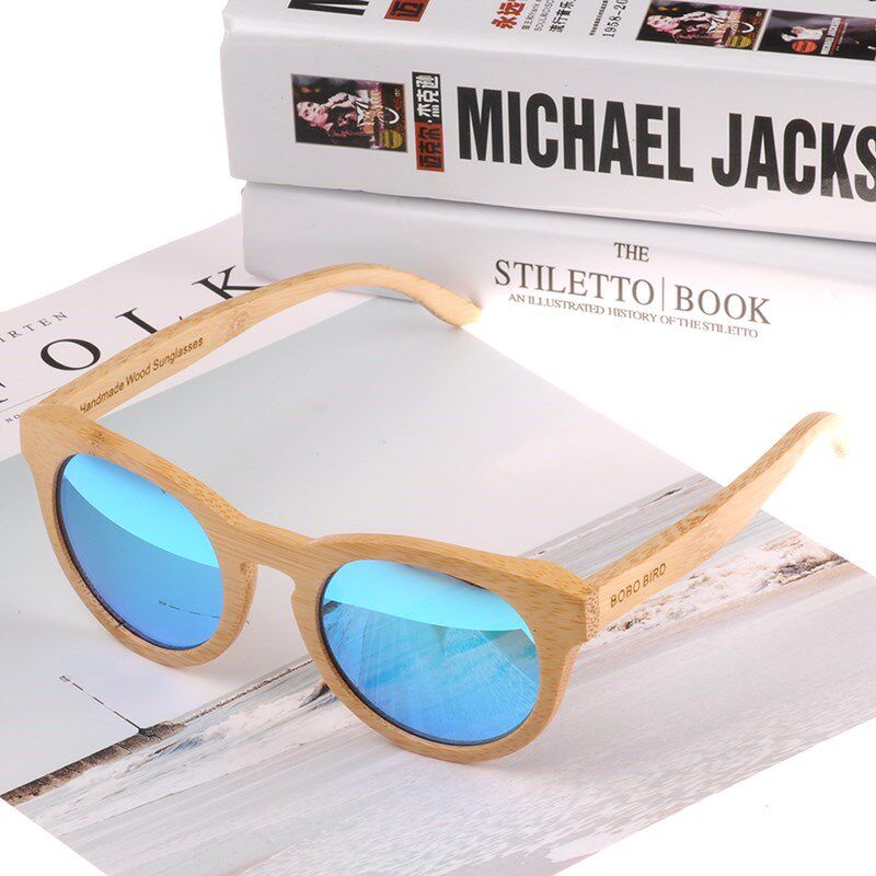 BOBO BIRD Wooden Sunglasses Polaroid Wooden Polarized Handm