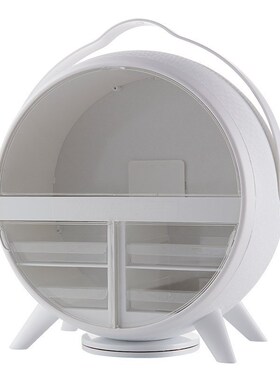 makeup organizer box,cosmetics storage with led mirror,jewer