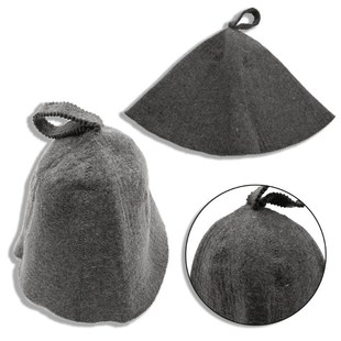 Wool Felt Sauna Hat Anti Heat Russian Banya Cap 适用于 Bath