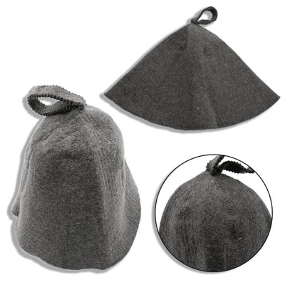Wool Felt Sauna Hat Anti Heat Russian Banya Cap 适用于 Bath