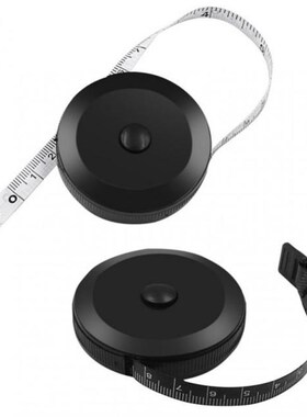 1.5m/60inch Black White Tape Measuring Tool Dual Sided Retra