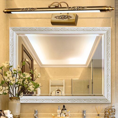 Retro Cosmetic LED Mirror lamp 500mm 8W European makeup Ligh