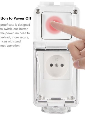 Coswall IP66 Weatherproof Waterproof Outdoor BOX Wall Socket