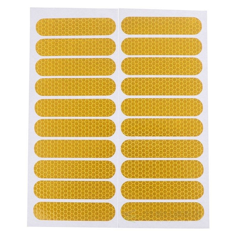 1X Reflectante Car Stickers electric scooter body reflective - 实物图