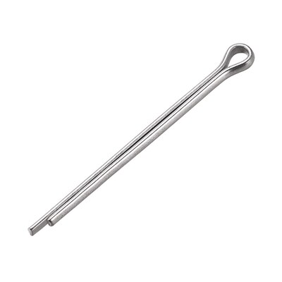 30Pcs Split Cotter Pin - 3mm x 45mm 304 Stainless Steel 2-Pr