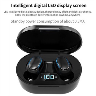 E7S Wireless Earphones Bluetooth Noise Cancelling LED Displ