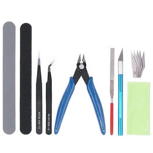 9PCS Model Tools Kit Modeler Basic Tools Craft Set Hobby Bui