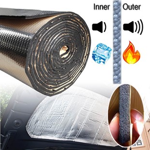 140x100cmx0.5cm Car Heat Shield Insulation Deadening Mat Fi