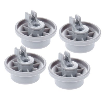 8Pcs Dishwasher Lower Rack Basket Dishrack Wheel Roller Axle