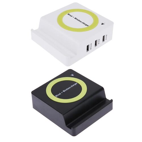 2 in 1 Charging Station DC 5V 3 USB Hub Ports Power Supply C