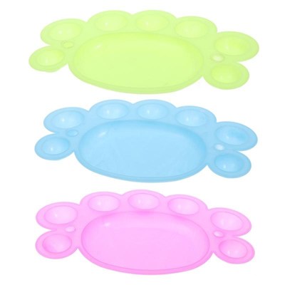 10pcs Portable Painting Palettes Art Paint Drawing Trays Col