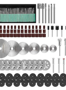 147Pcs Rotary Tool Kit with Keyless Chuck,HSS Rotary File, D