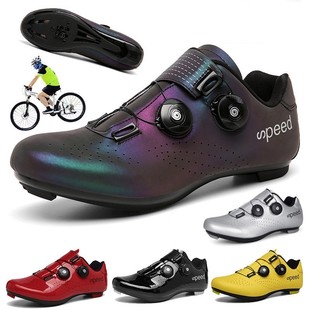 Flat Cycling Sneaker Mtb Shoes Cleat Road Bike Men Self-Lock