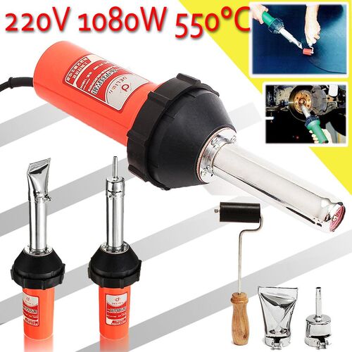 NEW 220V 1080W 50Hz Plastic Welding Hot Air Torch Welding Pi