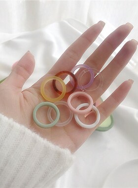 Acrylic resin ring, women's fashion design, index finger rin