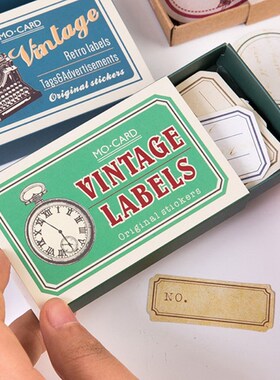 60Pcs/set Vintage DIY Diary Stickers Scraping DIY Diary Albu