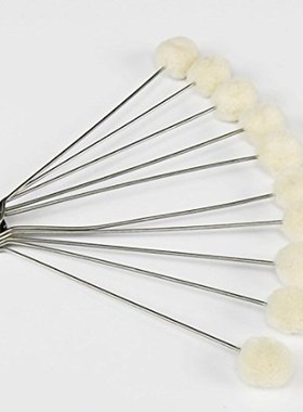 New 10 Pcs DIY Leather Tool DIY Hand Wool  Brush Wool Dauber