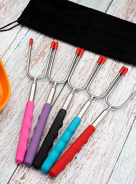 5pcs Roasting 适用于k Stick Stainless Steel Telescopic Handl