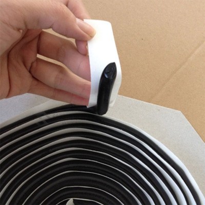 1pcs Black Butyl Rubber Glue Headlight Sealant Retrofit Rese