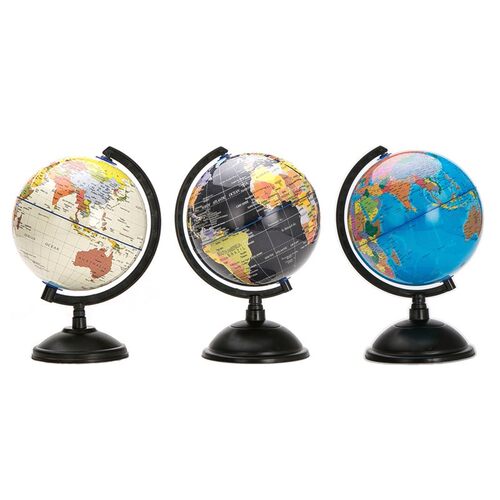 20cm Globe Ocean World Globe Map With Swivel Stand Geography