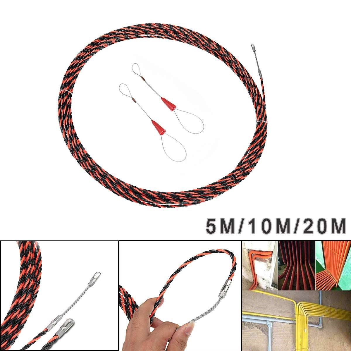 5m/10m/20m Electric Cable Tape Conduit Duct Cable Push Pulle