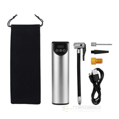 USB Charging Mini Bike Air Pump Bicycle Tire Inflator 2000m