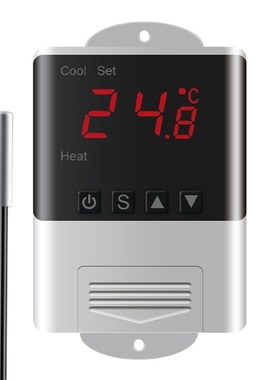 DTC-1200 110V-230V AC 10A Temperature Controller 2 Way Heati