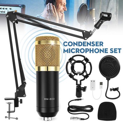 BM 800 Karaoke Microphone BM800 Studio Condenser USB Mic bm