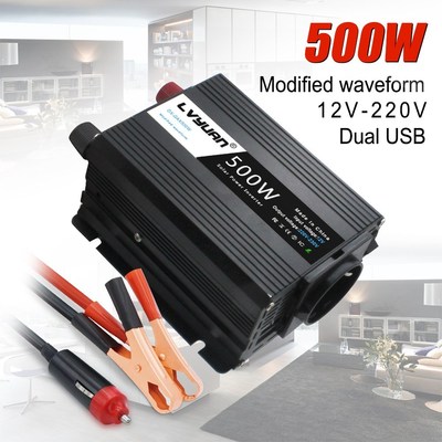500W Full Power InverterEU Car Inverter Convert Car Transfor