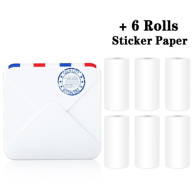 M02S Portable Photo Printer Mini Thermal Sticker Pocket Prin