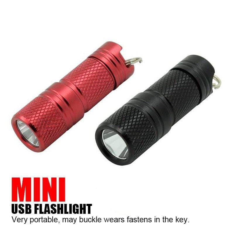Mini LED FLaShLight SB REchaRgEaBLE chain oRch PoRtaBLE WatE