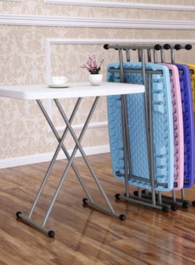 Plastic foldable portable table for working study picnic cam