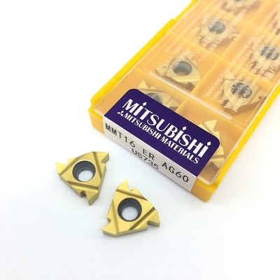 10PCS MMT16 ER AG60 US735 Carbide CNC Blade Turning Tools In