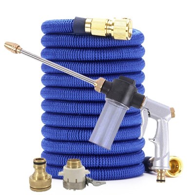 Water Gun Garden Hose Adjustable Nozzle Telescopic Magic Hos