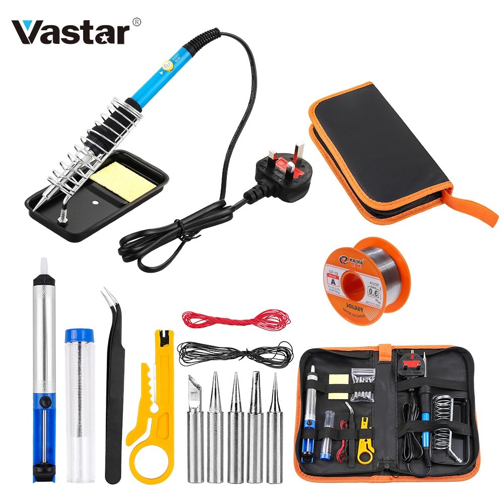 Digital Electric Soldering Iron Kit Welding Tools 110V 220V