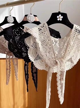 Johnature 2021 New Lace All Match Mori Decoration Fake Colla